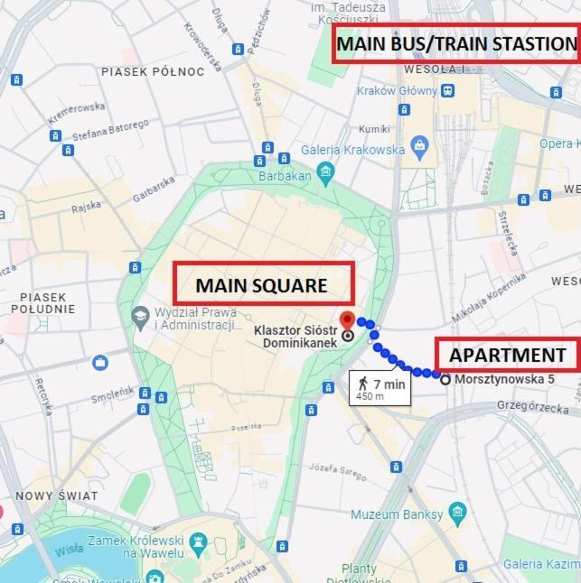 Stylish 2 Bedroom Apartment Morsztynowska Street คราคูฟ ภายนอก รูปภาพ